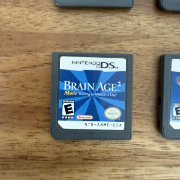 Nintendo DS 7 Game Lot MLB Madagascar Big Brain Age 2 Club Penguin Zoo Tycoon… - Picture 5 of 16